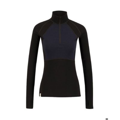 Ulvang Peak map half zip baselayer womens - Navy