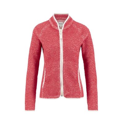 Ulvang Re orbit full zip wool pile womens - Mineral Red