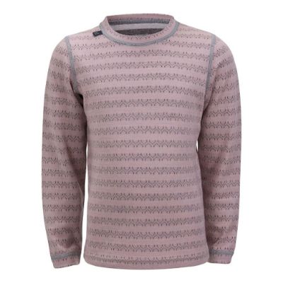 Ulvang 50fifty 3.0 round neck kids - Sweet Pink Mix