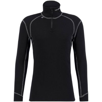 Ulvang Thermo turtle neck w/zip ms - Black