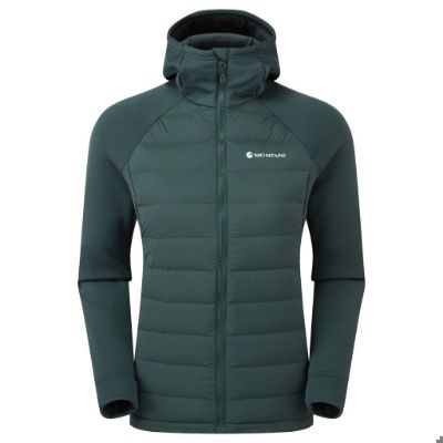 Montane F composite hoodie - Deep forest