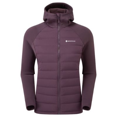 Montane F composite hoodie - Mulberry