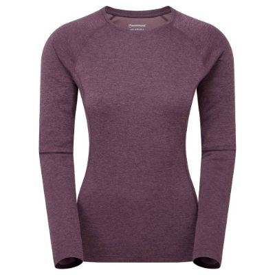 Montane F dart long sleeve t-shirt - Mulberry