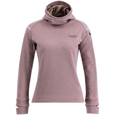 Swix Pace midlayer hooded w - Light Plum