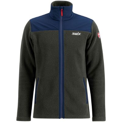 Swix Blizzard midlayer jacket m - Dark Olive