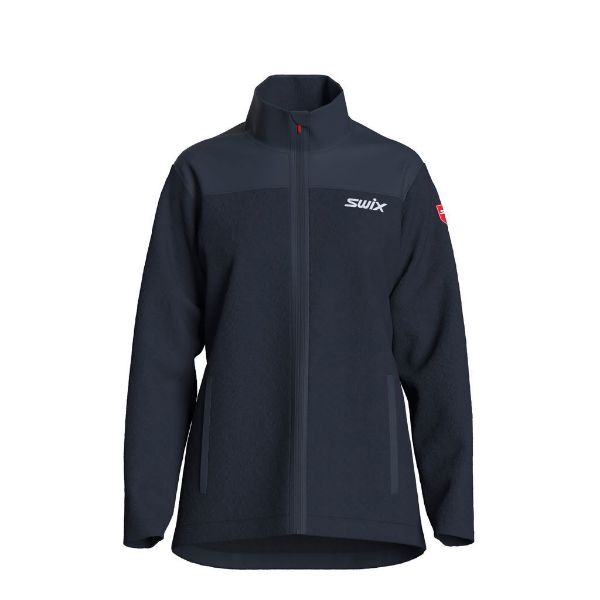 Swix Blizzard midlayer jacket w - Dark Navy