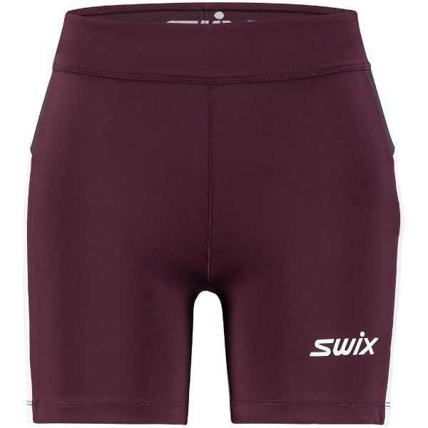 Swix Motion premium short tights w - Dark Aubergine