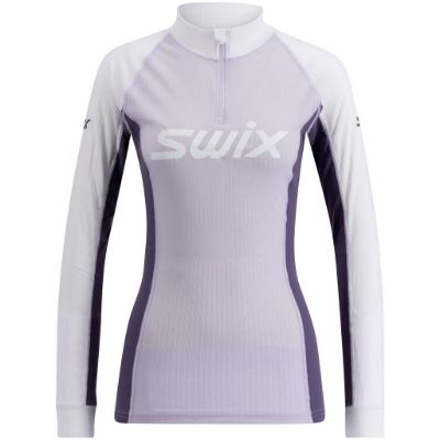 RaceX Classic Half Zip W - Dusty purple/Light purple