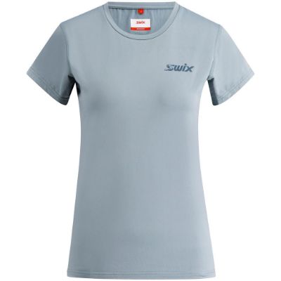 Swix Pace nts short sleeve baselayer top w - Fog