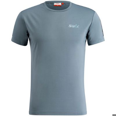 Swix Pace nts short sleeve baselayer top m - Dark Fog