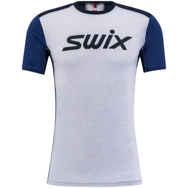 Swix Motion tech wool t-shirt m - Silver