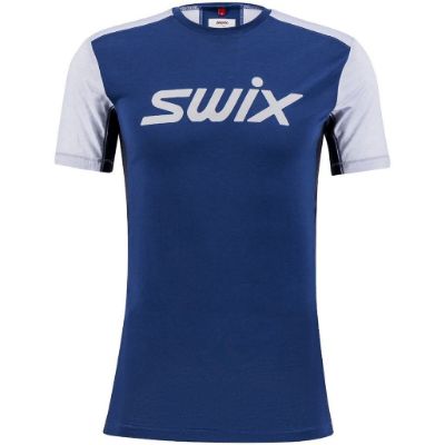 Swix Motion tech wool t-shirt m - Estate Blue