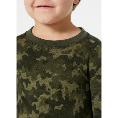 Lifa Merino Graphic Kids i farven Utility Green Camo