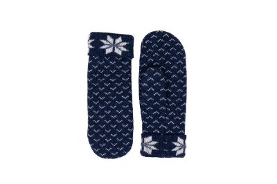 Sätila of Sweden Reindeer Mittens i farven Navy