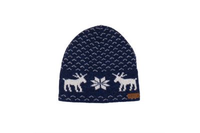 Sätila of Sweden Reindeer Beanie i farven Navy