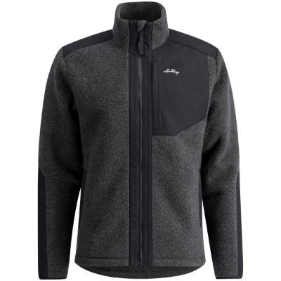 Lundhags Saruk Wool Pile Mid Full Zip M Charcoal