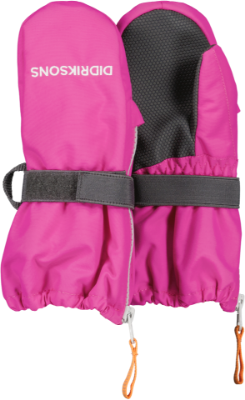 Didriksons Biggles zip mitten 7 - Plastik Pink