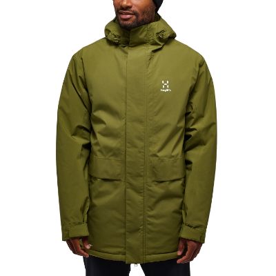 Haglöfs Salix Proof Mimic Parka til herrer i farven Olive Green