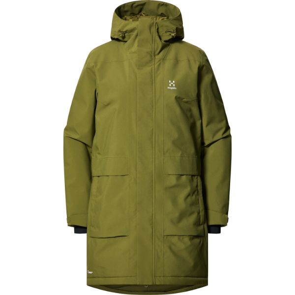 Haglöfs Salix Proof Mimic Parka Women i farven Olive Green