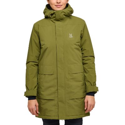 Haglöfs Salix Proof Mimic Parka Women i farven Olive Green