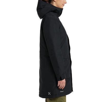 Haglöfs Salix Proof Mimic Parka Women i farven True Black