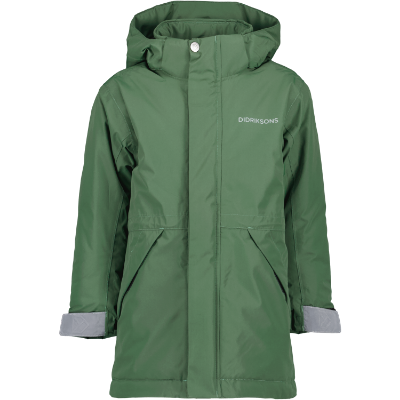 Didriksons Tundran kids parkas - Pine Green