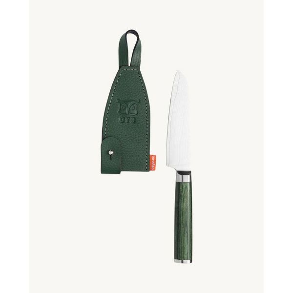 Øyo Skarvet smaragd santoku vegetable knife - Green