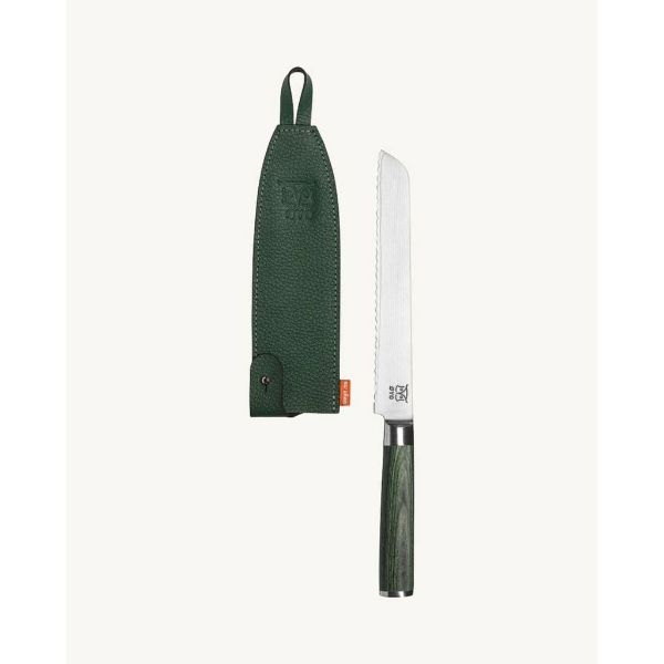 Øyo Skarvet smaragd bread knife - Green