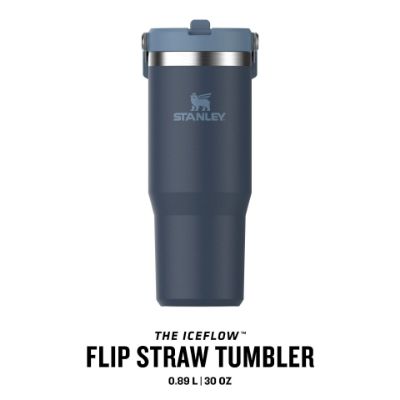 Stanley Iceflow Flip Straw Tumbler 0,89 i farven Navy