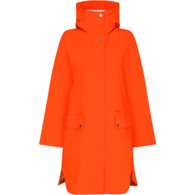 Didriksons Adria wns parka 2 - Tangerine Red