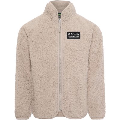 Didriksons Gibbs kids fullzip 2 -  Beach beige