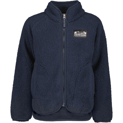 Didriksons Gibbs kids fullzip 2 - Navy