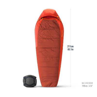 Sea to Summit Hamelin Synthetic Sleeping Bag -9C|15F - Long (RCS) Picante