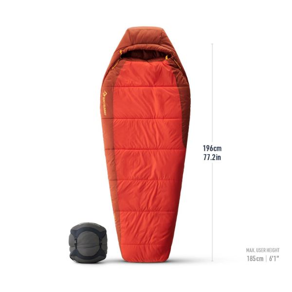 Sea to Summit Hamelin Women's Synthetic Sleeping Bag -1C|30F - Long (RCS) Spicy Orange