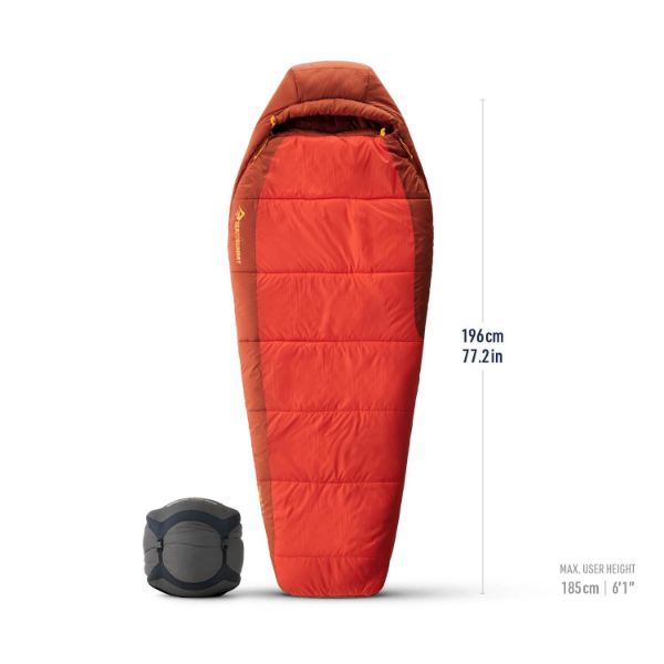 Sea to Summit Hamelin Women's Synthetic Sleeping Bag -9C|15F - Long (RCS) Spicy Orange