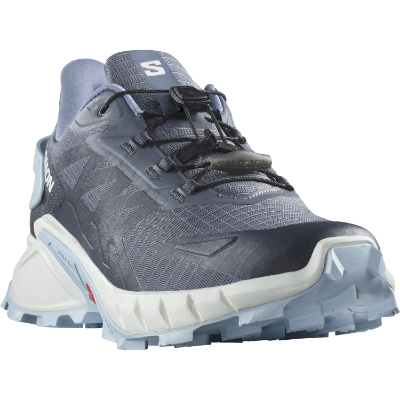 Salomon Supercross 4 W i farven Grisaille / White / Cashmere Blue