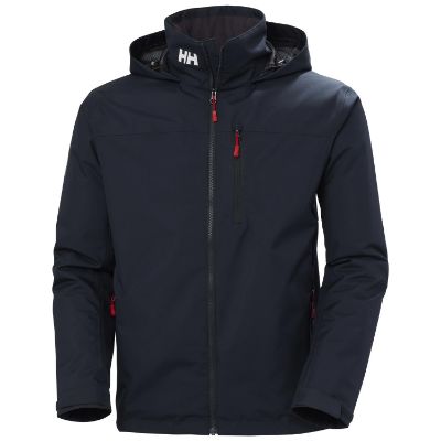 Men's Crew Hooded Midlayer Sailing Jacket 2.0 i farven Navy