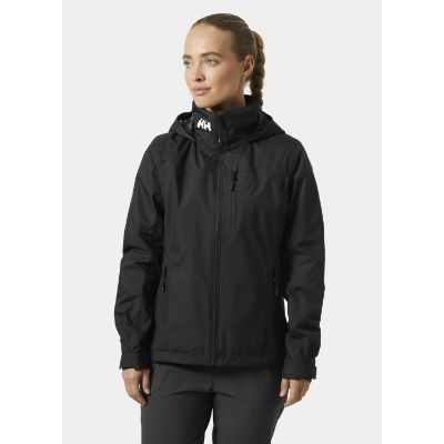 Women’s Crew Hooded Midlayer Sailing Jacket 2.0 i farven Black