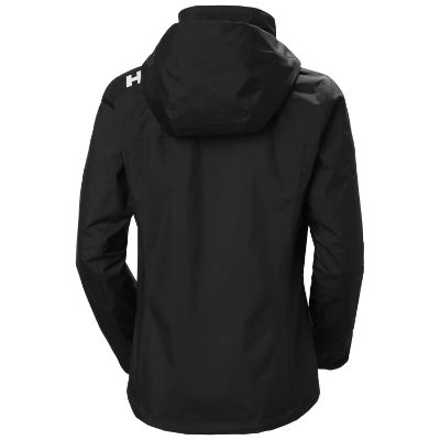 Women’s Crew Hooded Midlayer Sailing Jacket 2.0 i farven Black