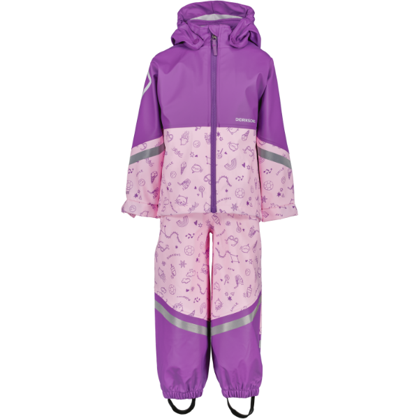 Didriksons Waterman pr kids 8 - Doodle Orchid Pink
