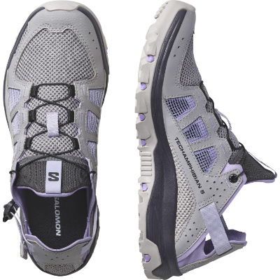 Salomon Techamphibian 5 W i farven Gull / Violet Tulip
