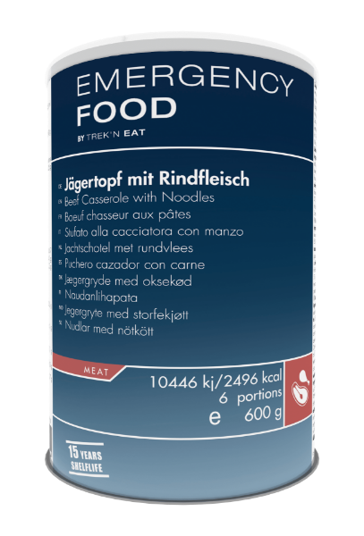 Trek N Eat EMERGENCY FOOD Jægergryde med oksekød og nudler