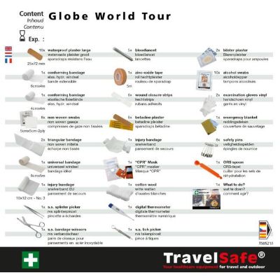 Travelsafe Globe World Tour - First Aid Kit